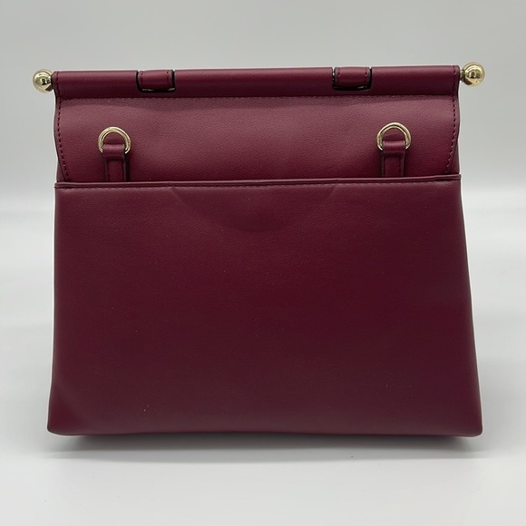 Nine West Ionna Satchel Claret - Picture 6 of 11
